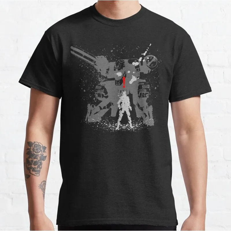Metal Gear Solid MGS Video Game T‑Shirt Gamer Fan Gift Unisex Cotton Short Sleeve Tees Solid Snake Graphic Print Streetwear Tops