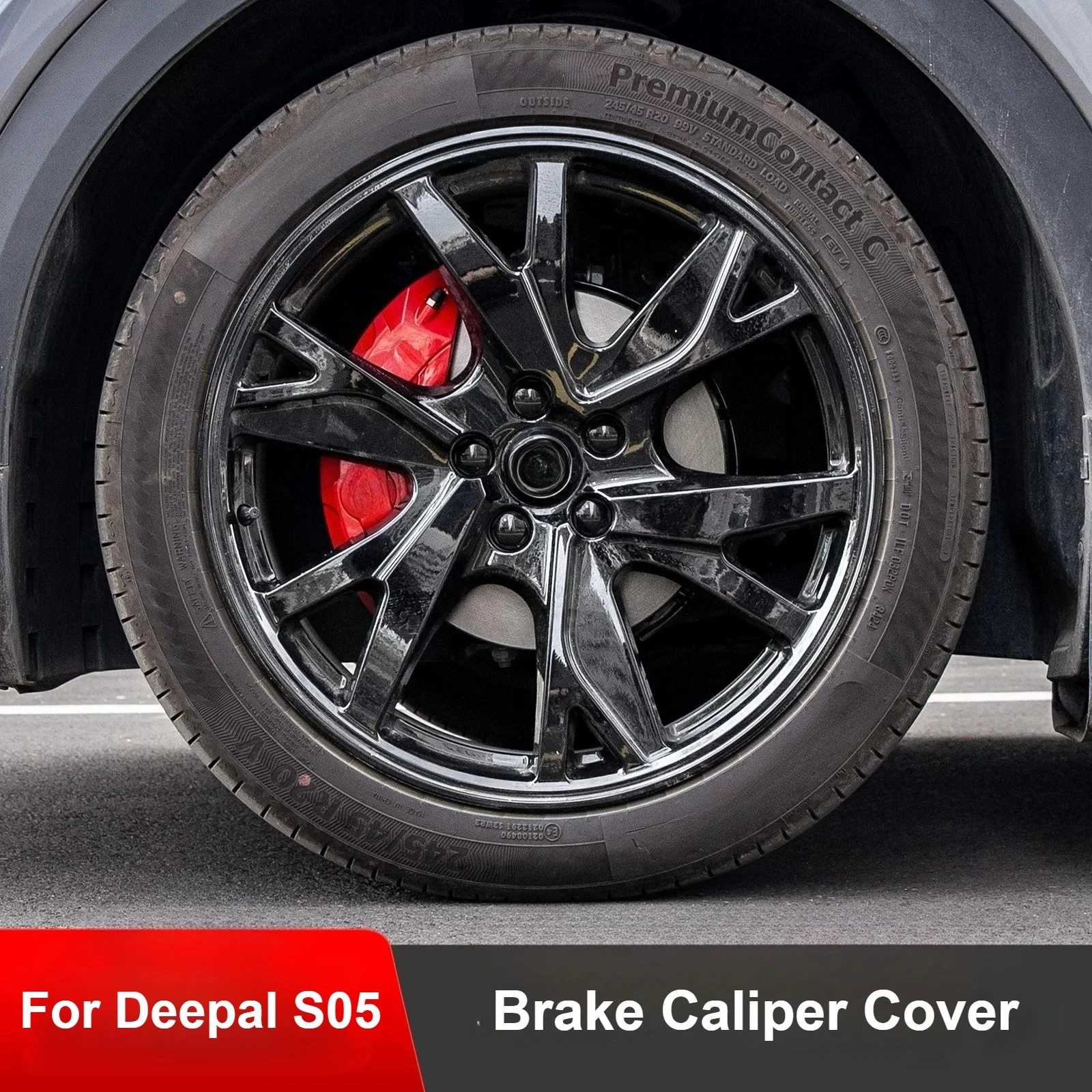 For Changan Deepal S05 S07 2024 2025 Car Brake Caliper Cover Alumunum Alloy Front Rear Wheel Hub Modification Accessories