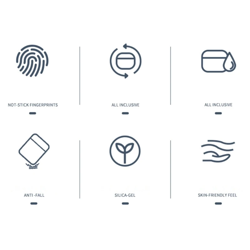 Funda antideslizante para sonido PEATS Air 4, funda carcasa piel para auriculares, cubierta transparente