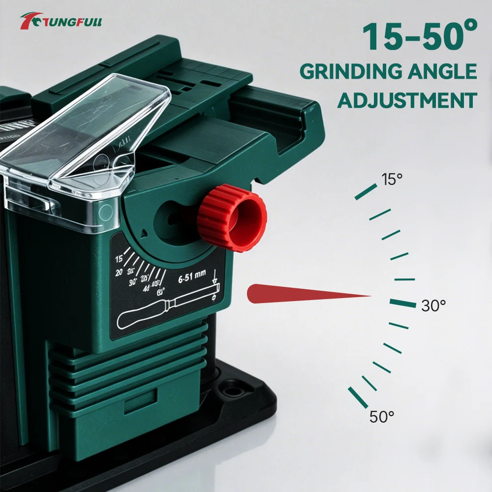 65W Multifunctional Electric Bench Sharpener, Multipurpose Grinder for Knife, Chisel and HSS Drill Bit Sharpening 220-240V