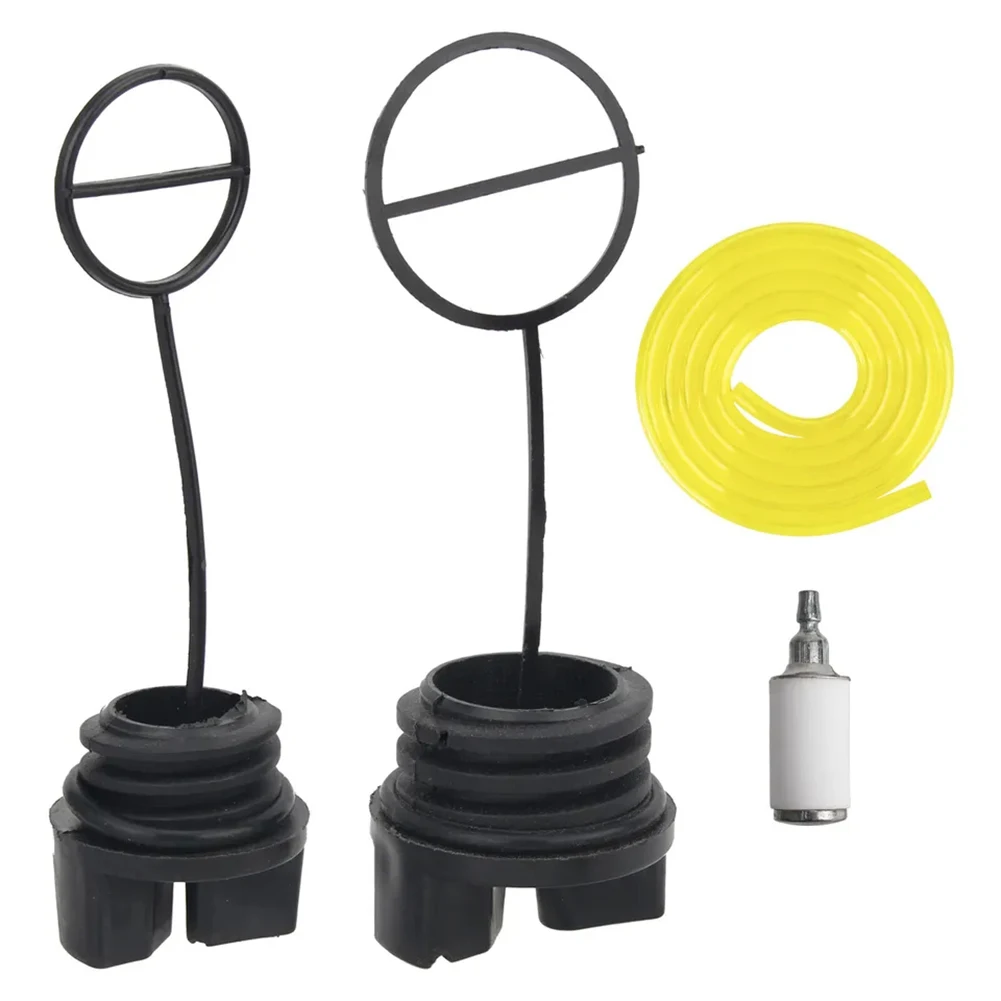 1set Fuel Gas Oil Cap For Poulan Chainsaw 1900 1950 2050 2055 2150 2250 577858501 Gardening Outdoor Living Tools Accessories