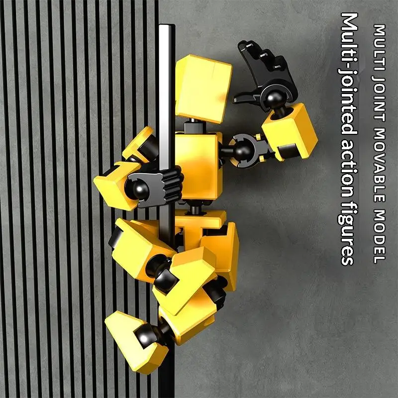 3D Printed Movable Mannequin Dummy 13 Jointed Flexible Shapeshift Robot for Anime Pose Design Kids Creative Play Gift