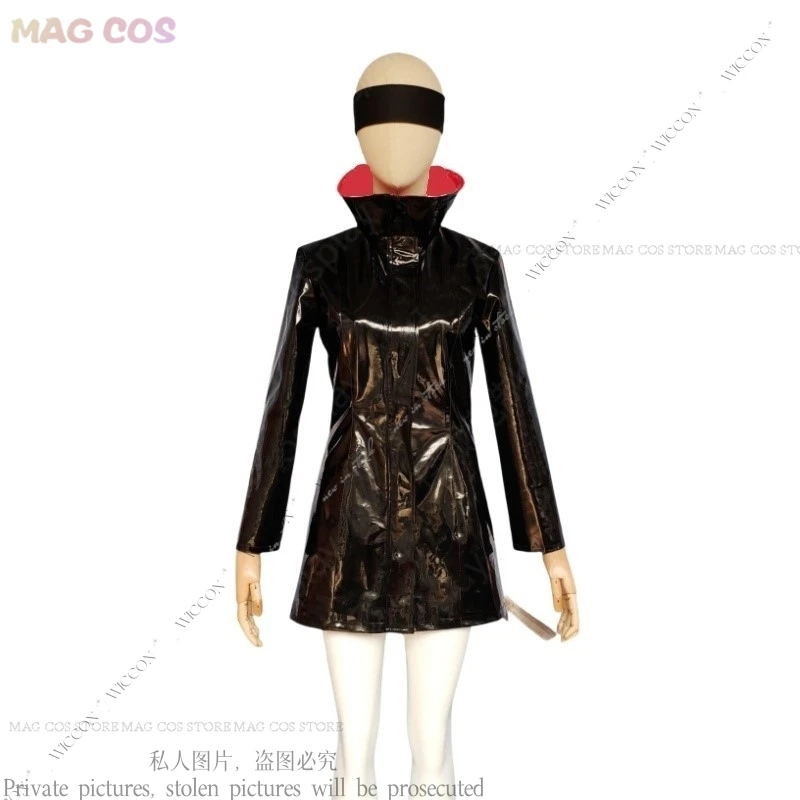 Gojo Satoru Cosplay Costume Wig Genderswap Black Suit Halloween Anime Party Dress For Woman Socks Role Play Sexy Gojo Satoru