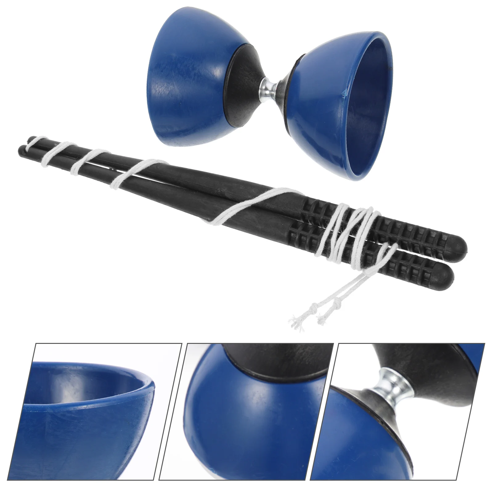 Classico giocattolo da giocoliere cinese Yo-Yo Diabolo con bastoncini per le mani per bambini adulti anziani giocattolo Fitness colore casuale