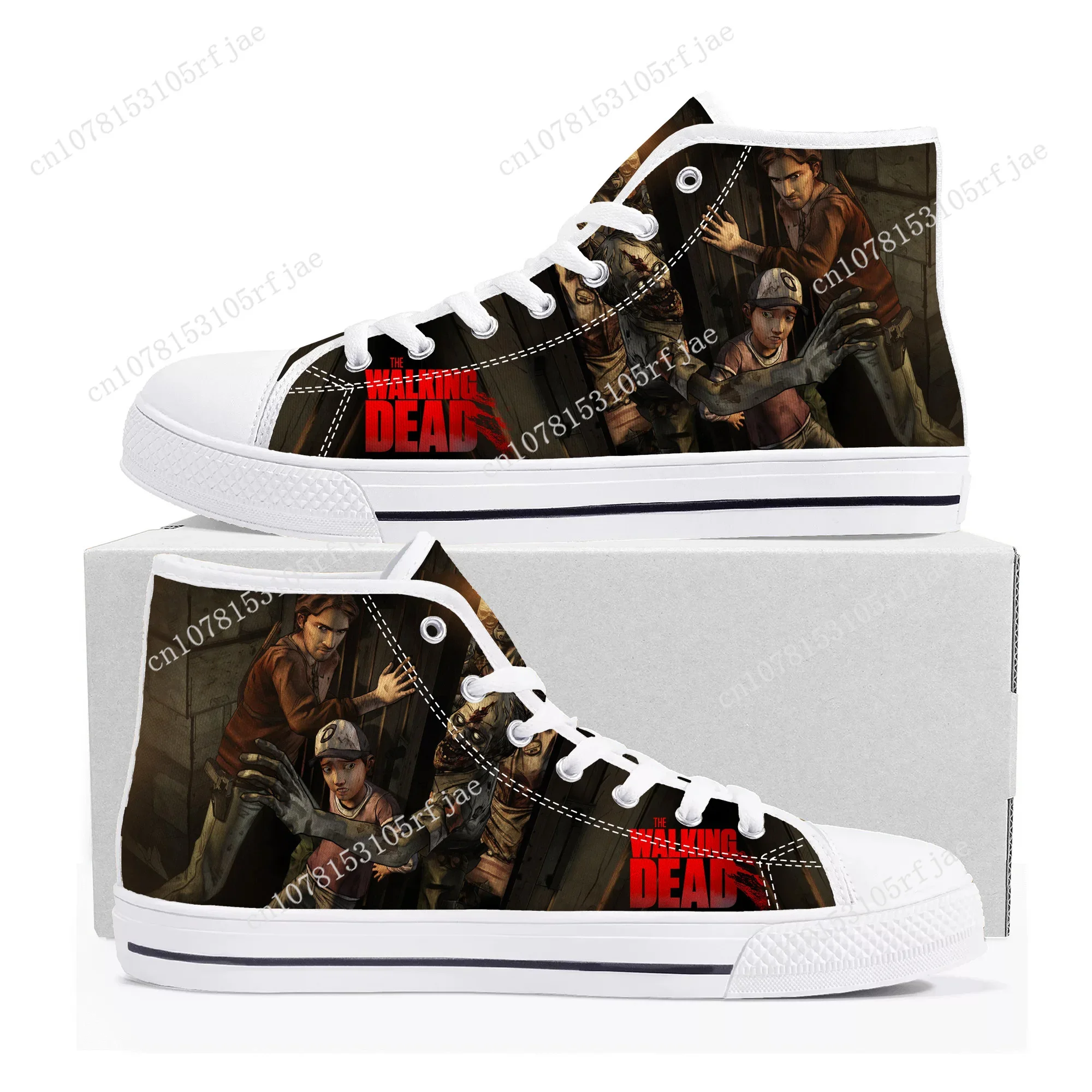 the-walking-dead-high-top-sneakers-cartoon-game-men-women-teenager-high-quality-canvas-shoes-casual-fashion-tailor-made-sneaker