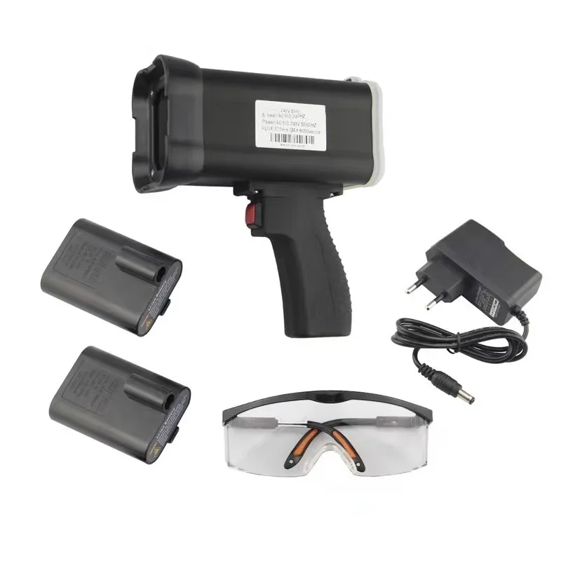 2025년 핫 세일 휴대용 고출력 UV 손전등 충전식 핸드헬드 UV LED 램프 NDT 블랙 라이트 침투 검사 UVA 365nm