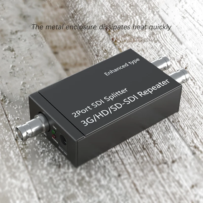 Smart-SDI Разветвитель 1 X 2 Мультимедийный разветвитель SDI 1080P Расширитель 60 Гц Адаптер с 1 на 2 порта Вилка европейского стандарта