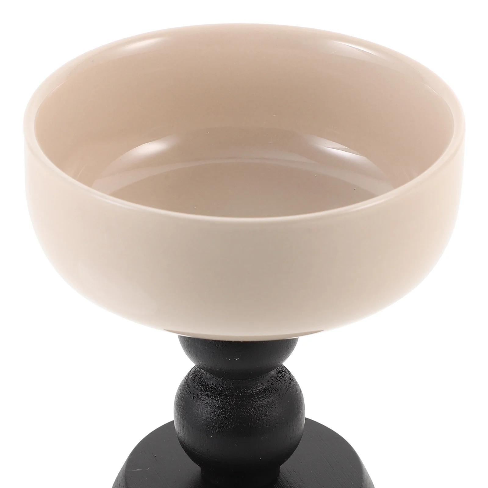 

Decorative Dessert Cup High Base Ceramic Ice Cream Bowl Multi-Use Ice Cream Serving Dish Milk Shake Pudding Holder for Home