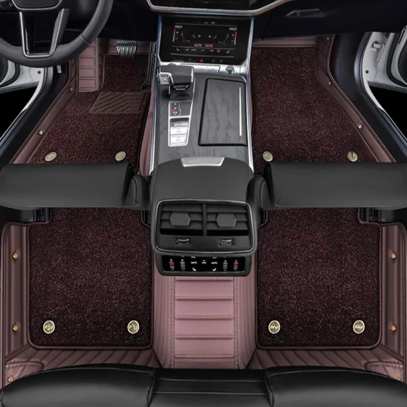 

Специальные автомобильные коврики на заказ для Mercedes Benz GLC 43 AMG Coupe C254 2025-2023, двухслойные ковры высшего качества для GLC43 2024