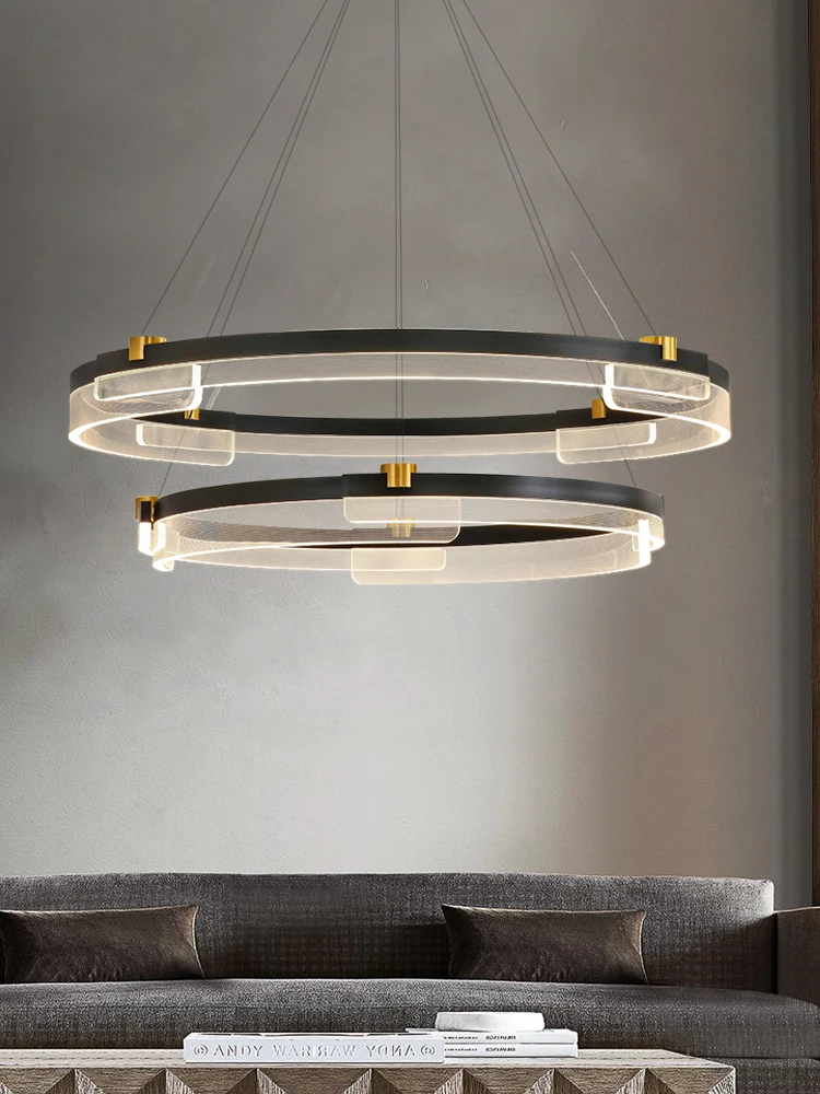 

Luxury living room pendant lamp 2022 new modern simple atmosphere bedroom main lamp Nordic high-end lamps dining room lamp