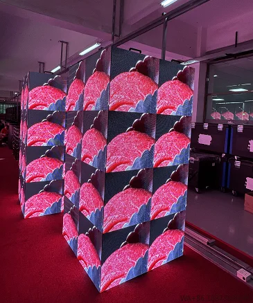 LED شاشة داخلية عالية الجودة المرحلة جدار الفيديو P2.97 P3.91 تأجير شاشة عرض 500x1000 مللي متر جدار للإعلان #3