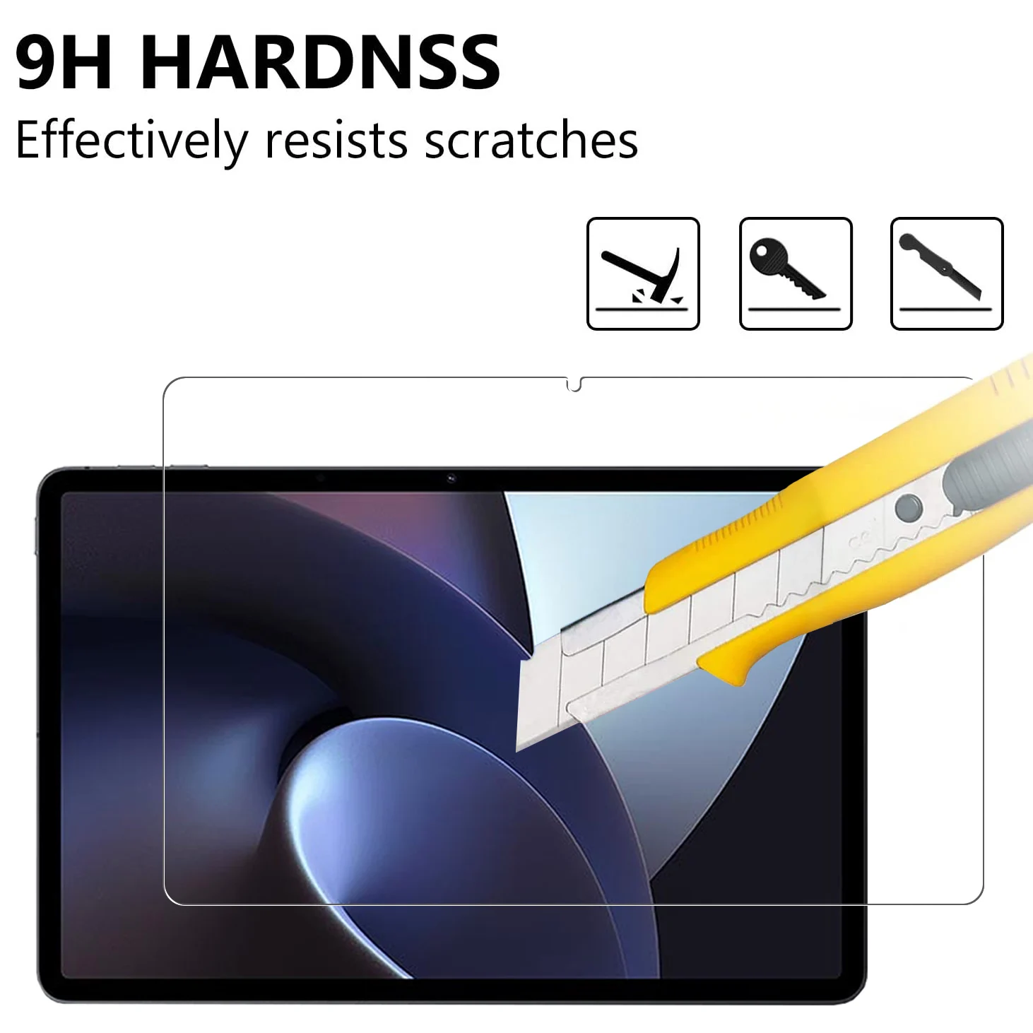 3 opakowania szkło hartowane dla Oppo Pad 2022 11 cal Screen Protector Tablet folia ochronna Anti-Scratch szkło hartowane dla Oppo Pad