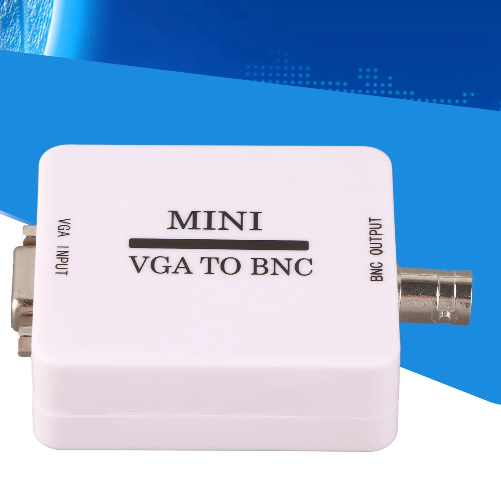 

Mini HD VGA to BNC 1920 X 1080 USB Video Converter for HDTV Monitors TVs Computers Mini HD VGA to BNC Video Converter