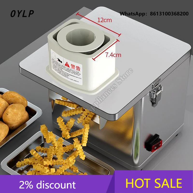 OYLP Multi-functional Large Fast Wave Potato Chopping  Vegetable Processing Slicer French Fries Cutting Machine