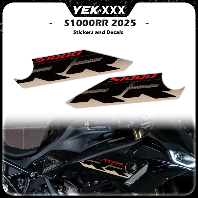 For BMW S1000RR 2025 Side Fairing Shell Metal Color Sticker Decals