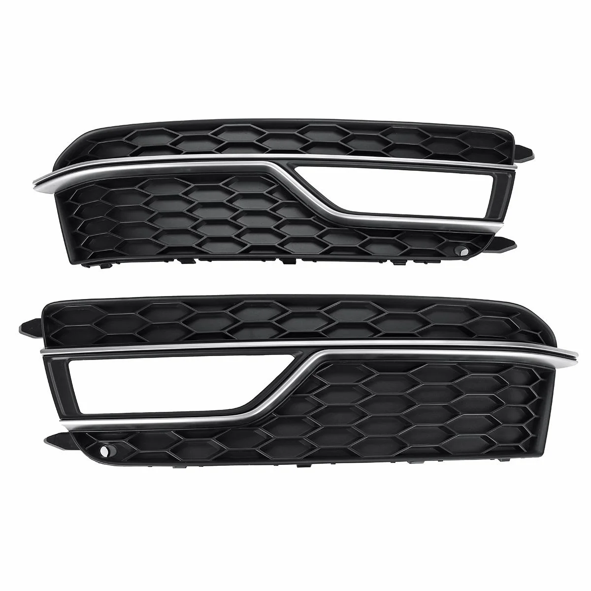 

Front Bumper Fog Light Grill Cover Fog Lamp Lower Grille for Audi A5 S-Line S5 2013-2016 8T0807681K 8T0807682K