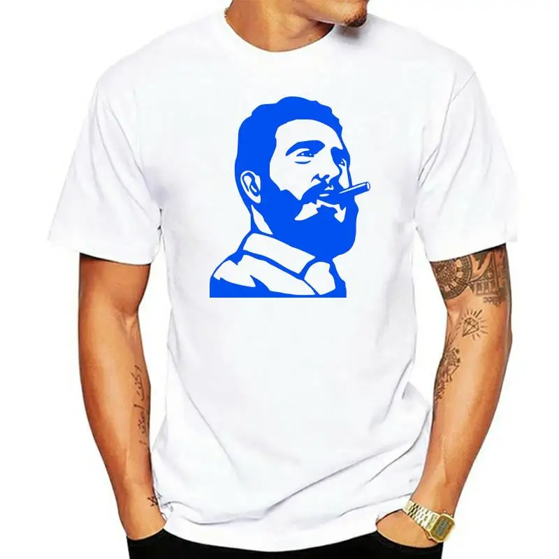 2022 New Summer Printed Unisex Fashion T Shirt Castro Cuba Vintage Hot Sale 100% cotton Propaganda Communism Tee Shirt(1)