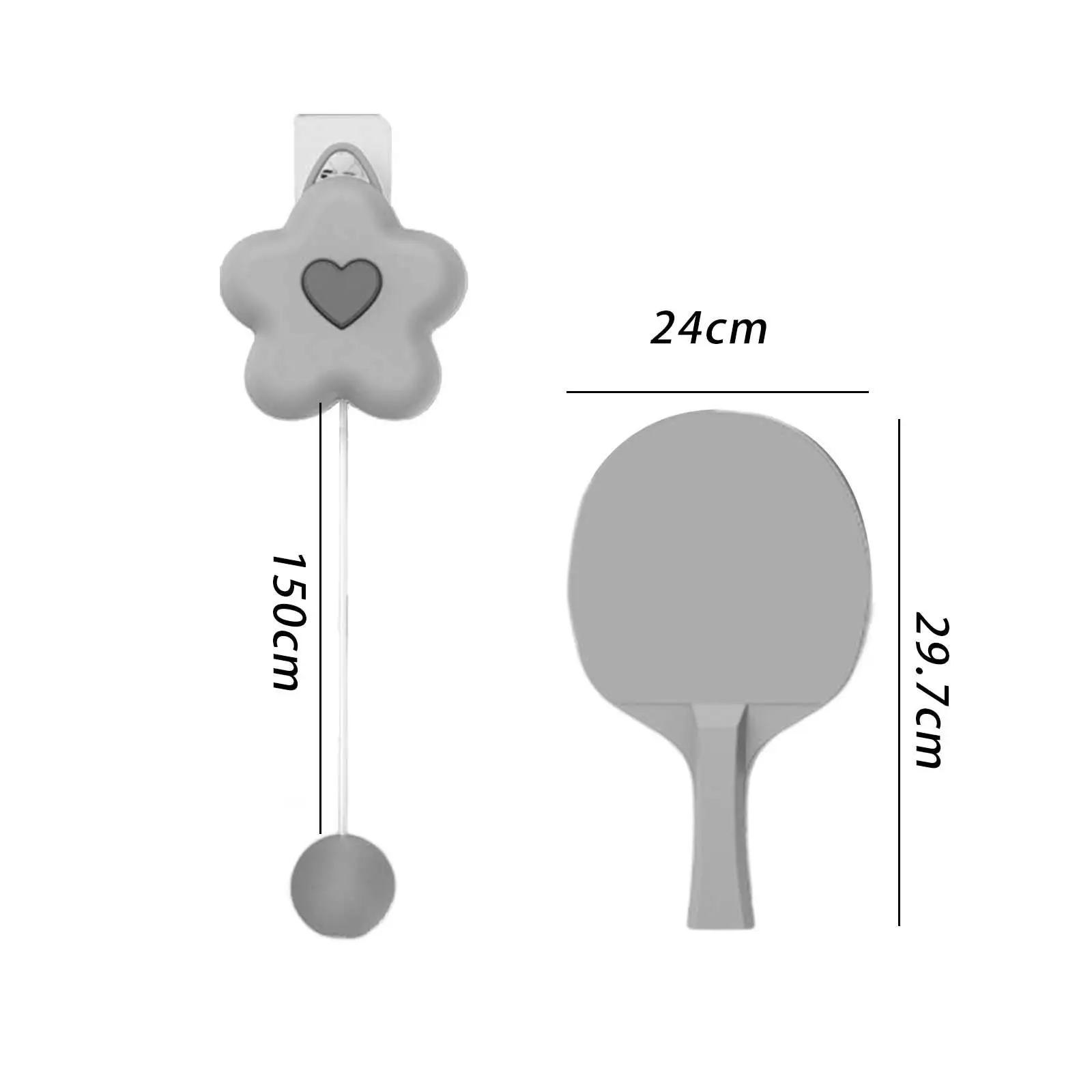 Children's Hanging Table Tennis Trainer Interaction Toy Hand Eye Coordination 1