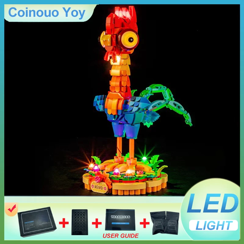 

Комплект светодиодных фонарей «сделай сам» для LEGO 43272. Моана Encounter: Heihei Rooster (только светодиодный светильник, без модели блоков)