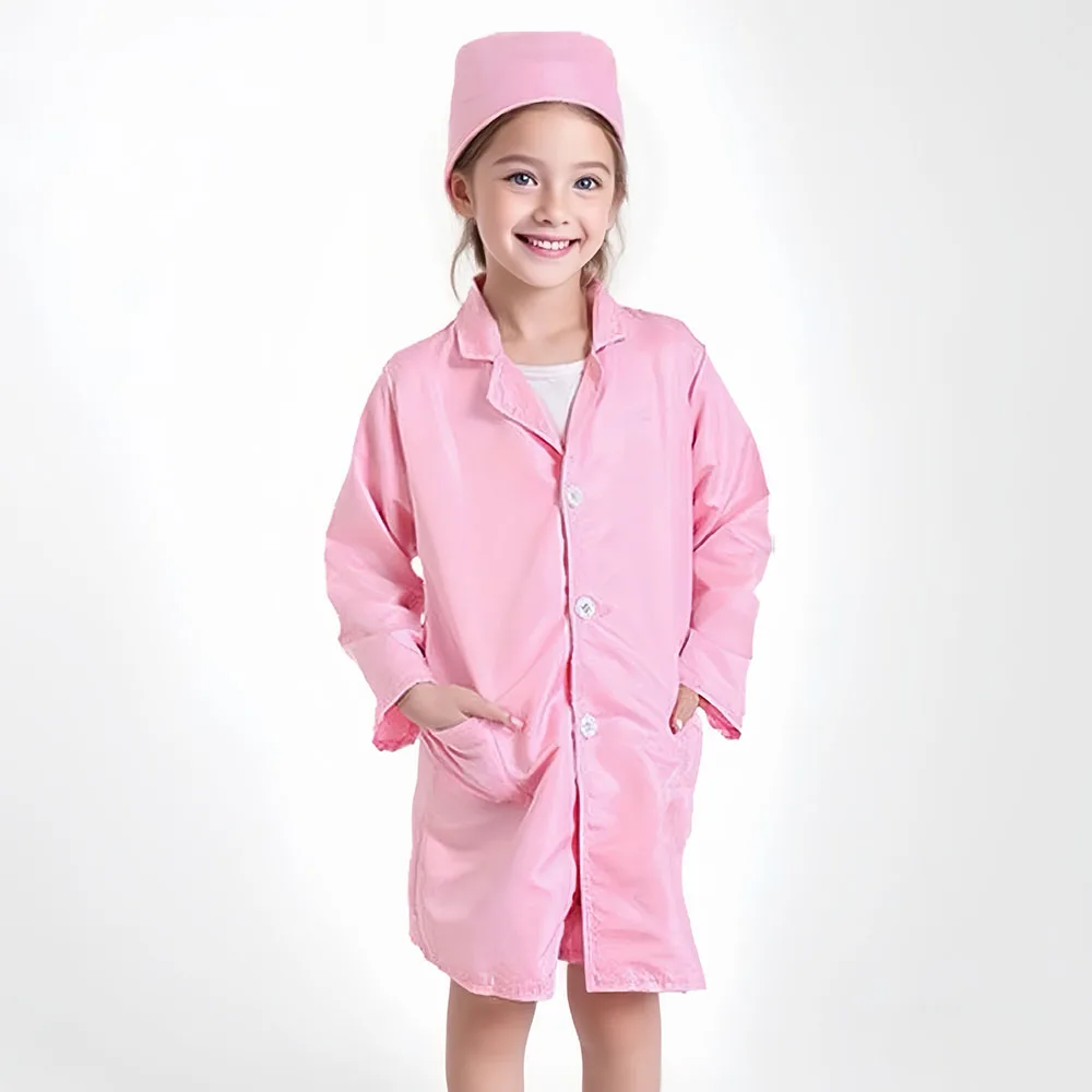 Детский костюм врача из 2 предметов, игрушка врача для ролевых игр, наряд медсестры на Хэллоуин, унисекс, костюм для вечеринки, подарок на день рождения, праздничный подарок, рождественский подарок, подарок на Хэллоуин