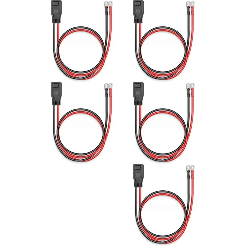ABNM 5X 1M 50A 8AWG Extension Cable Battery Connection Cable For Wattcyle 48V & Ecoflow Delta2/3 PPS Extension Adapter Cable