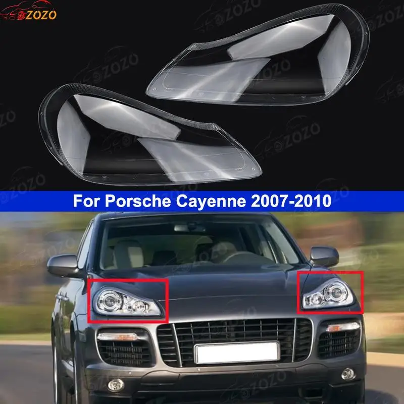 

For Porsche Cayenne 2007 2008 2009 2010 Car Headlight Cover cap Headlamp Shade Head Lamp headlight lamp cover car accessories