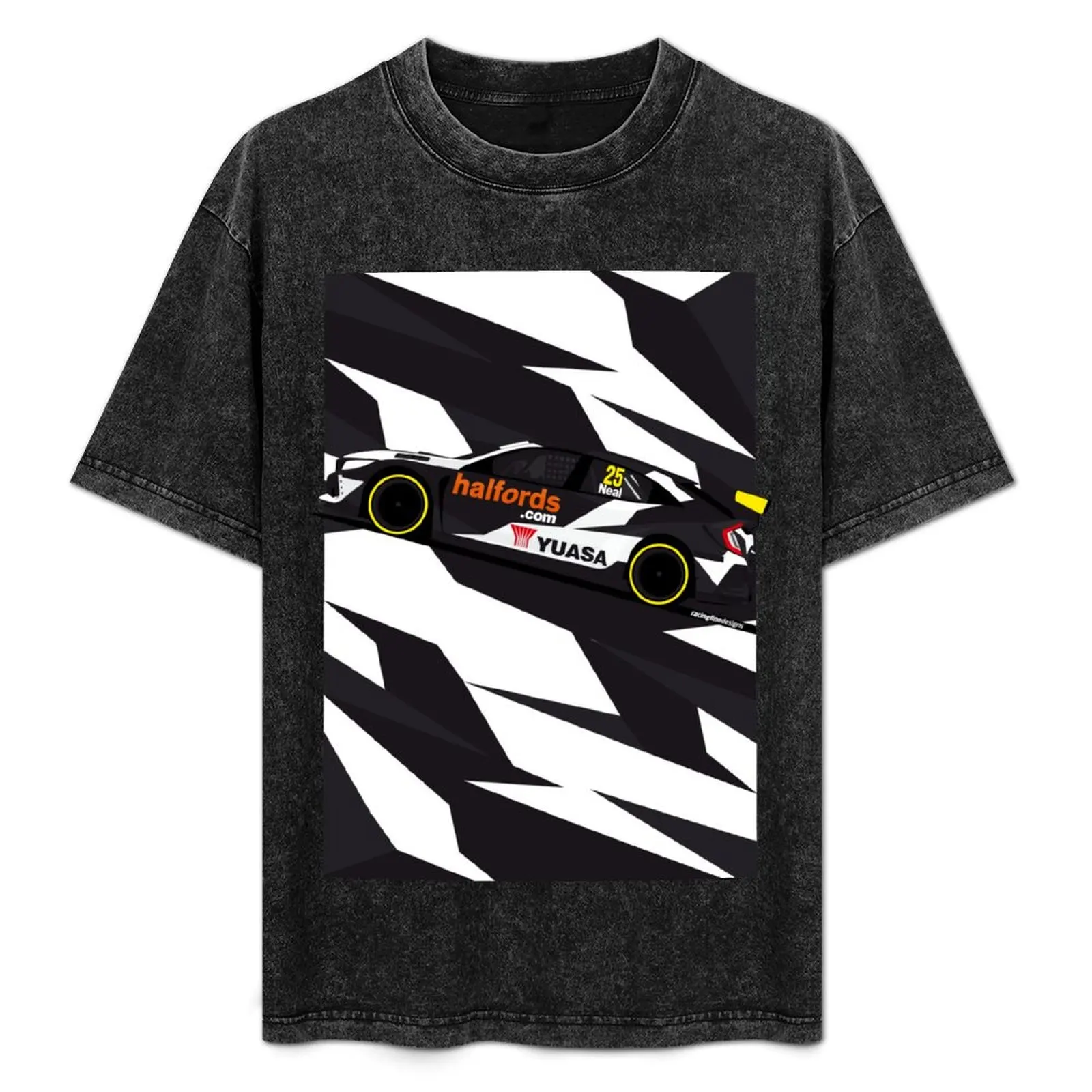 Halfords Yuasa Racing |   Camiseta Matt Neal 2020 de manga curta para homens grandes e altos