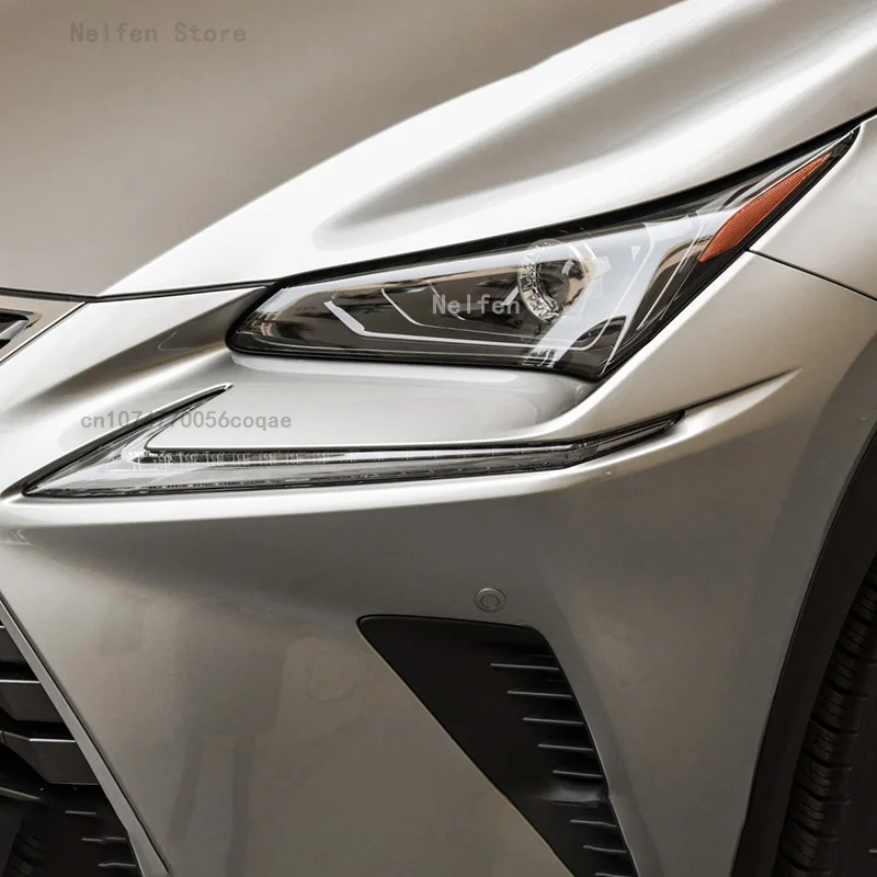 Car Headlight Tint Black Protective Film For Lexus NX200 NX300 2015-2020 Accessories Transparent TPU Sticker - Image 5