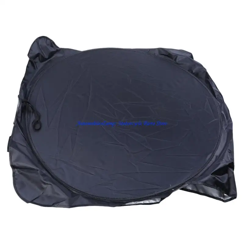 

H7BD Folding Front Rear Car Window for Sun Shade Auto Visor Windshield Cover Bl