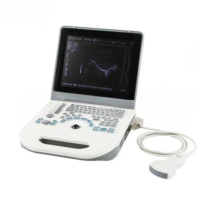 Machine à ultrasons en noir et blanc pour ordinateur portable Sun-806G vétérinaire, système de diagnostic médical à ultrasons pour animaux portables