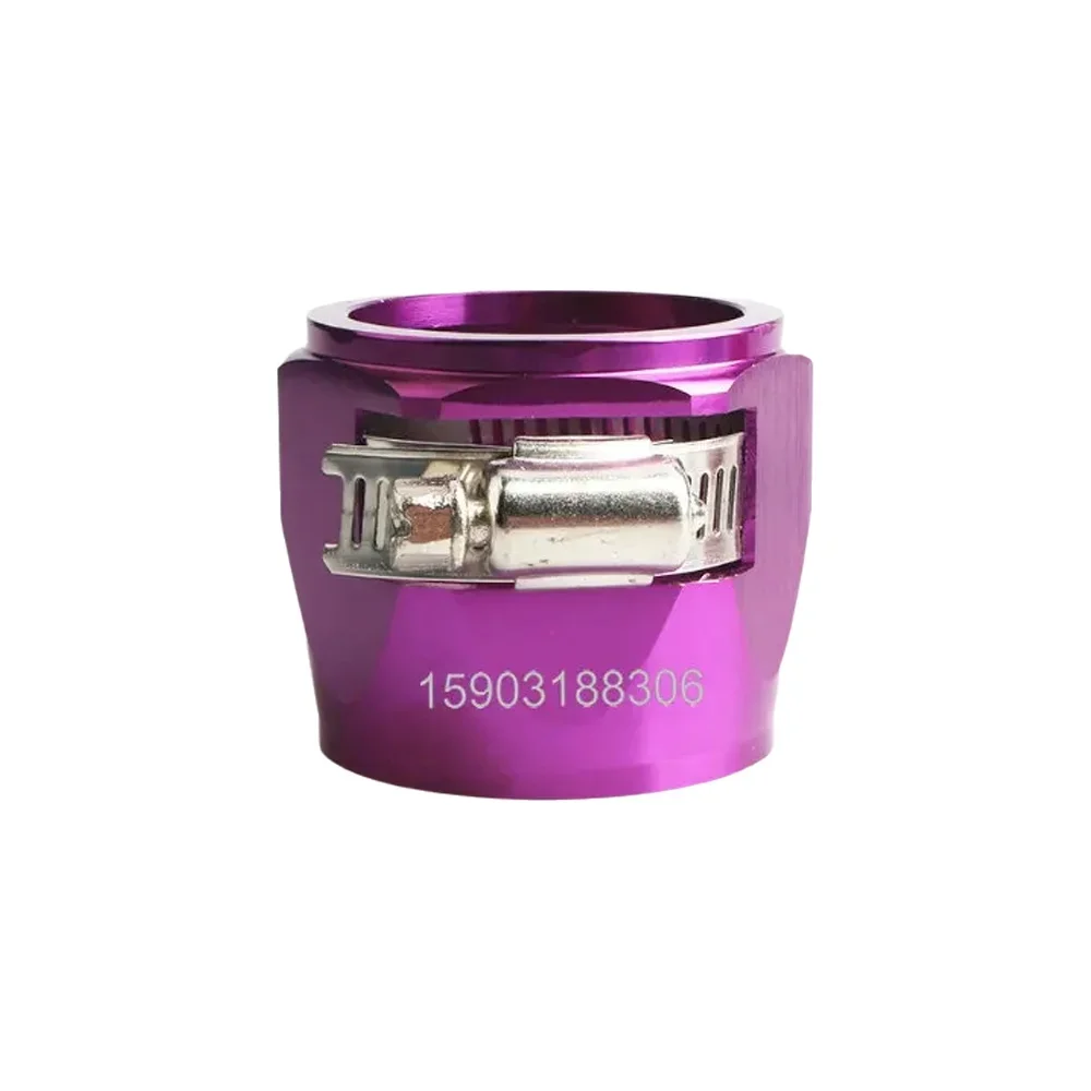AN-8 AN8 Fuel Hose Line Clamp End Finisher Hose Fitting End Cap for Automotive And Performance Plumbing