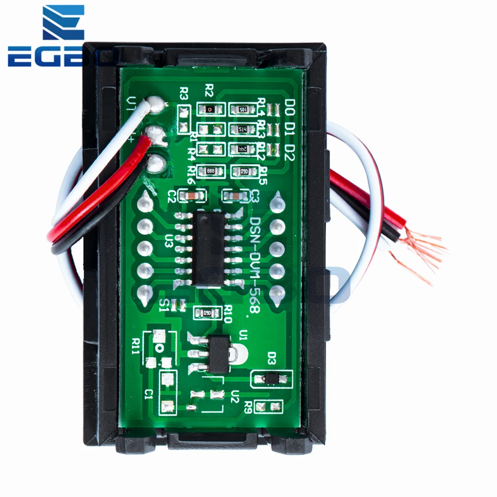 0.56 Inch Mini Red Green Blue LED Display Panel Voltage Meter Voltmeter Home Use Voltage 3 Three Digital DC 4.5V 30V 2 / 3 Wires