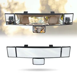 Espelho retrovisor para carro, ângulo amplo de 360 °, assistência panorâmica, grande visão, monitor interior, acessórios automotivos, universal