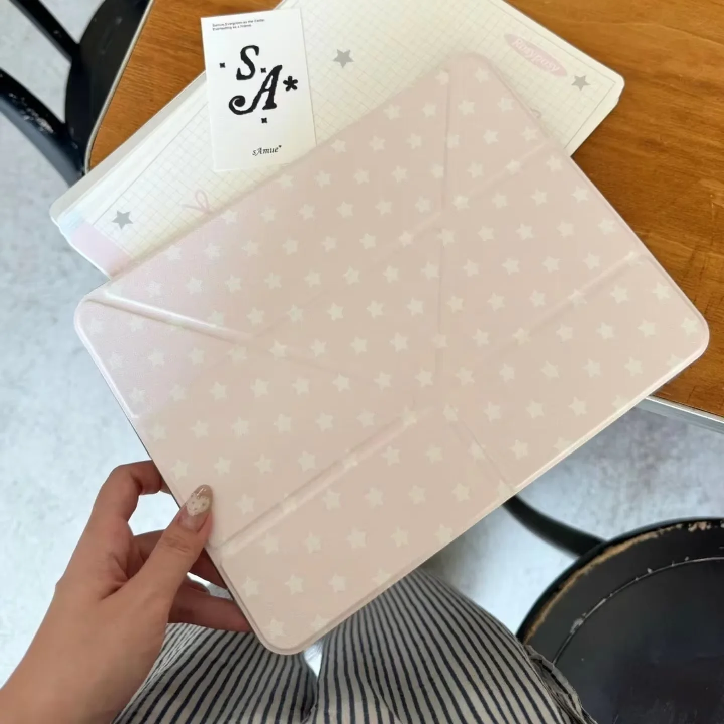 Stars ANew Tablet Case For iPad Pro 11 12.9in 13 15 M4 9.7 10.2 5/6th 7/8/9 10 11th MINI 6 7 Air 5 6 7 Trifold Case
