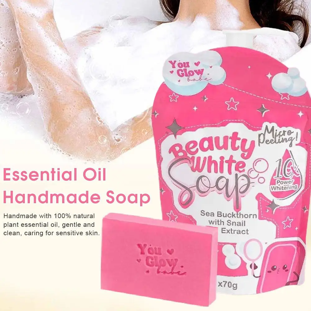 5PCS Essential Oil Handmade Soap Refreshing Oil-control Soap Cleaning Hydrating Perfume Soap Hand Washing Essential Oil Soap
