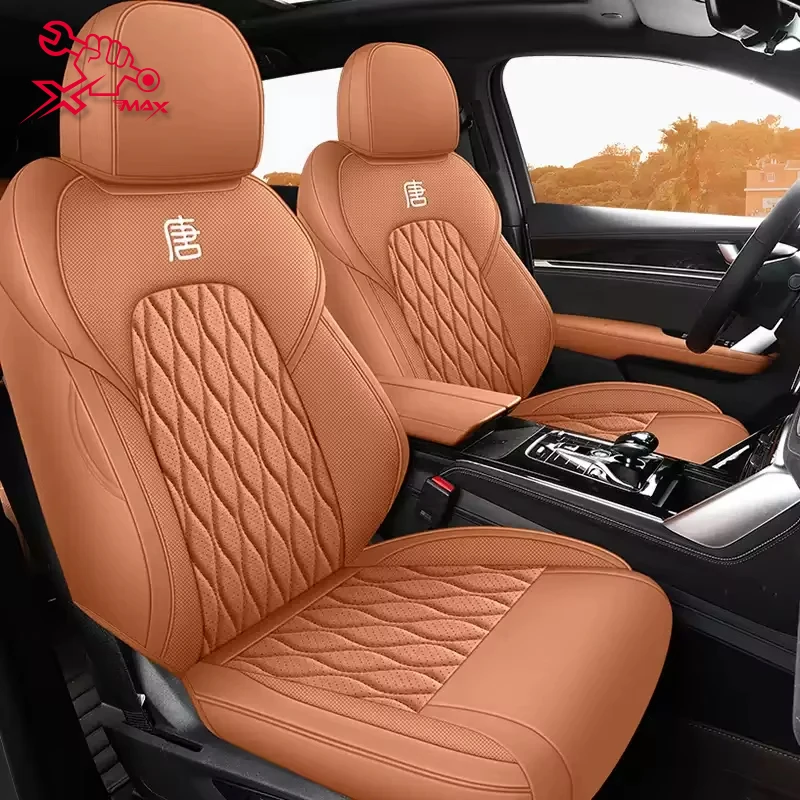 

For BYD Tang DM-i EV DM-p 2021-25 7seat Left-Drive Car Seat Cover Custom Fit Seat Cover All Season Full Surrounded Seat Cushion