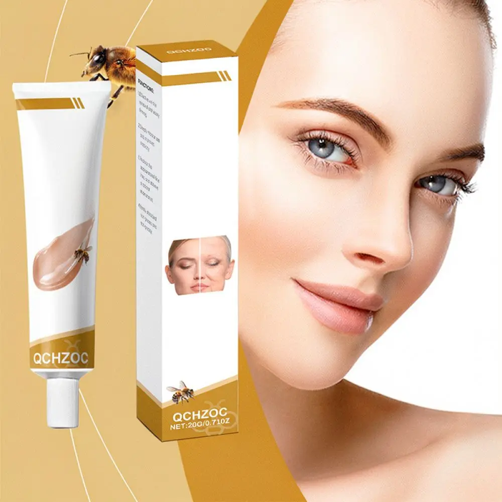 Bee Venom Moisturizing Face Cream Skin Care Essence Hydrating Smoothing Lotion Nourishing Treatment Soft For QCHZOC