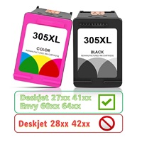 Cartridge hp 305 XL High Yield Replacement for hp 305XL Ink Cartridge Black Tri-Color Work With printer Deskjet / Envy