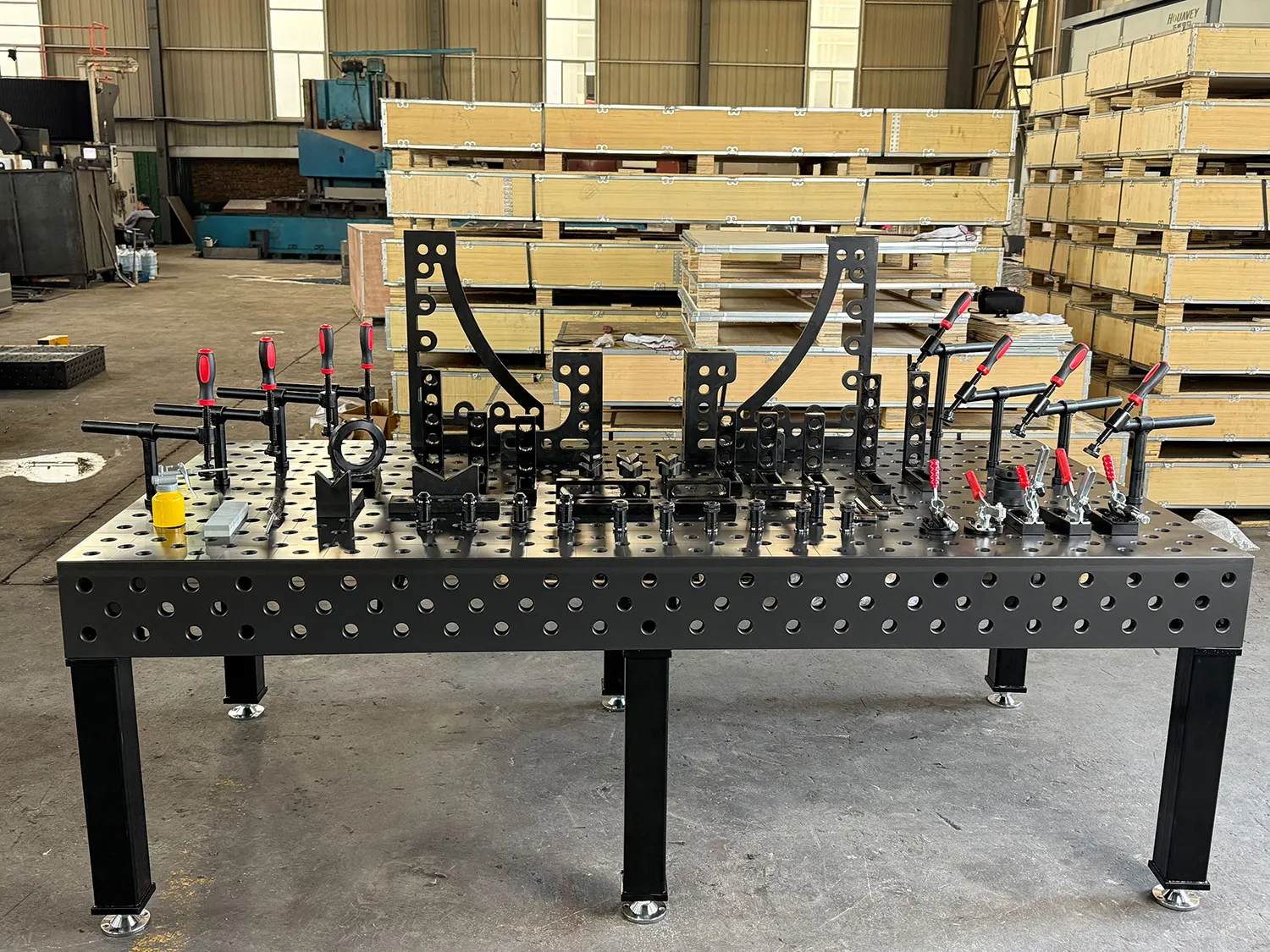 Manufacturers supply 16 horizontal quick clamping fixtures, welding table push-pull fixtures of various specifications