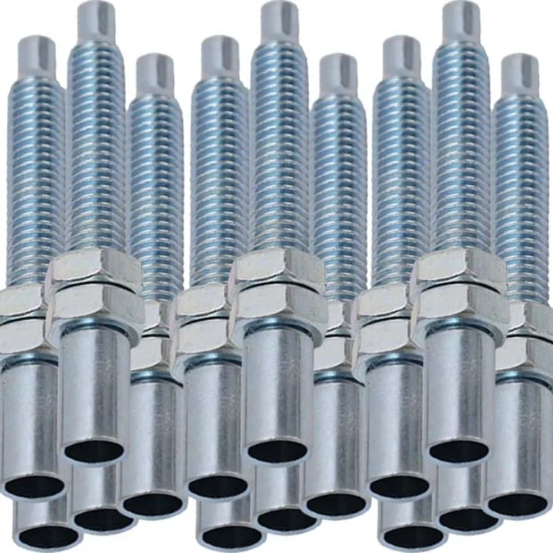 

Silver M8 Throttle Cable Adjustment Screw for Motorcycle Go Kart ATV Scooter Universal Carburetor Fuel System Car Repair Parts