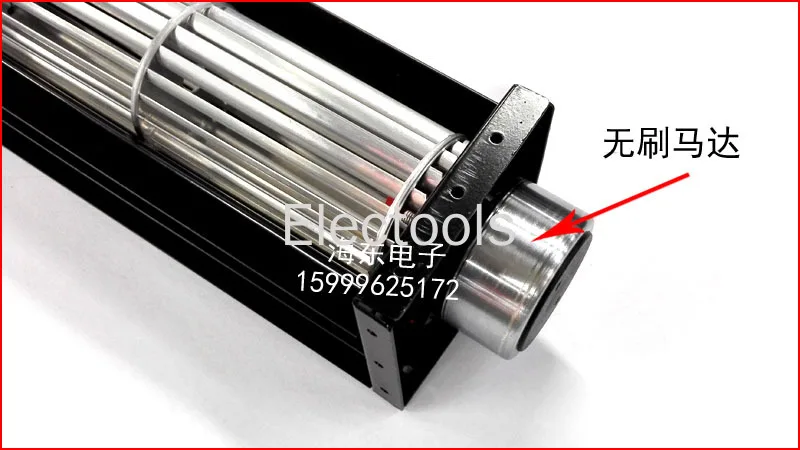 Imagem -02 - Fluxo Cruzado Fan 30 v 12v 24v Pequeno Tambor Fan Faixa Cortina de ar dc
