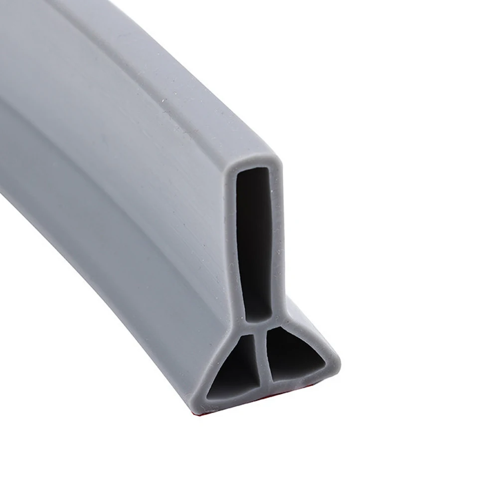 Shower Base Perimeter Seal Made of Elastic Silicone to Prevent Leakage on Flat Floors 50-300cm Range of Lengths