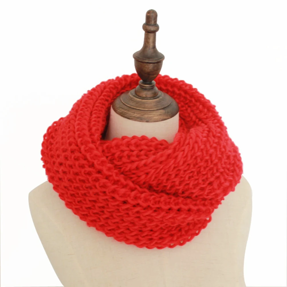 

Fashionable Warm Winter Wool Scarf for Women Men Premium Knitted Neck Wrap Stylish Thick Scarves Unisex Gift