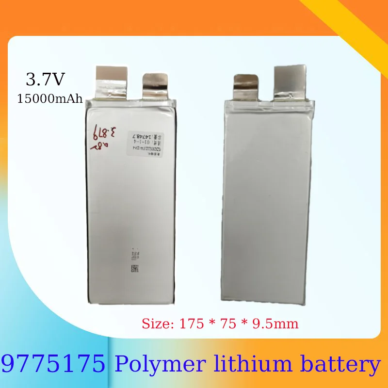 3.7V15000mAh 9775175 Power Battery Ternary High Rate Polymer Welded Nickel Sheet Starting Power Battery for Marine Power Tools