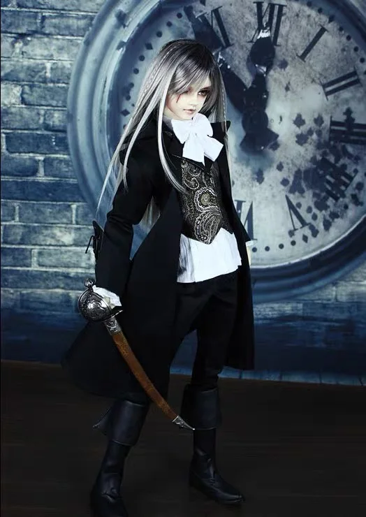 Custom Doll Clothes Pirate Noble Style Suit,1/3 1/4 BJD Clothes Fashion Clothes For Bjd Boys Doll Accessories Free Shipping
