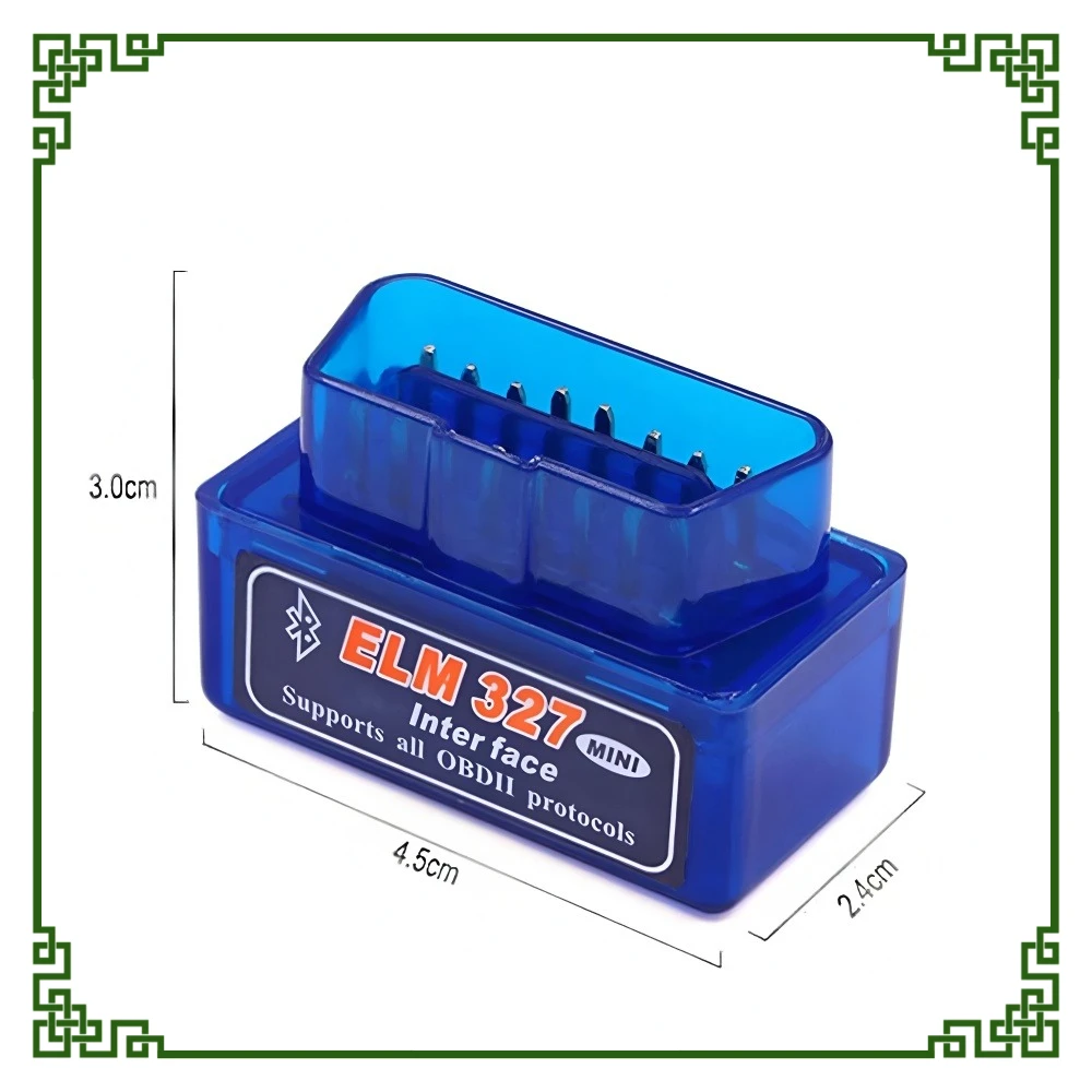 Mini ELM327 V2.1 Obd2 قارئ رمز الماسح الضوئي لنظام أندرويد/IOS بلوتوث أداة تشخيص السيارات كاشف أخطاء السيارات
