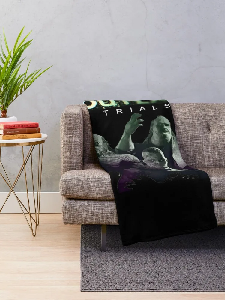 Outlast Trials, Hunting Ground Throw Blanket Designers blankets and throws Blankets