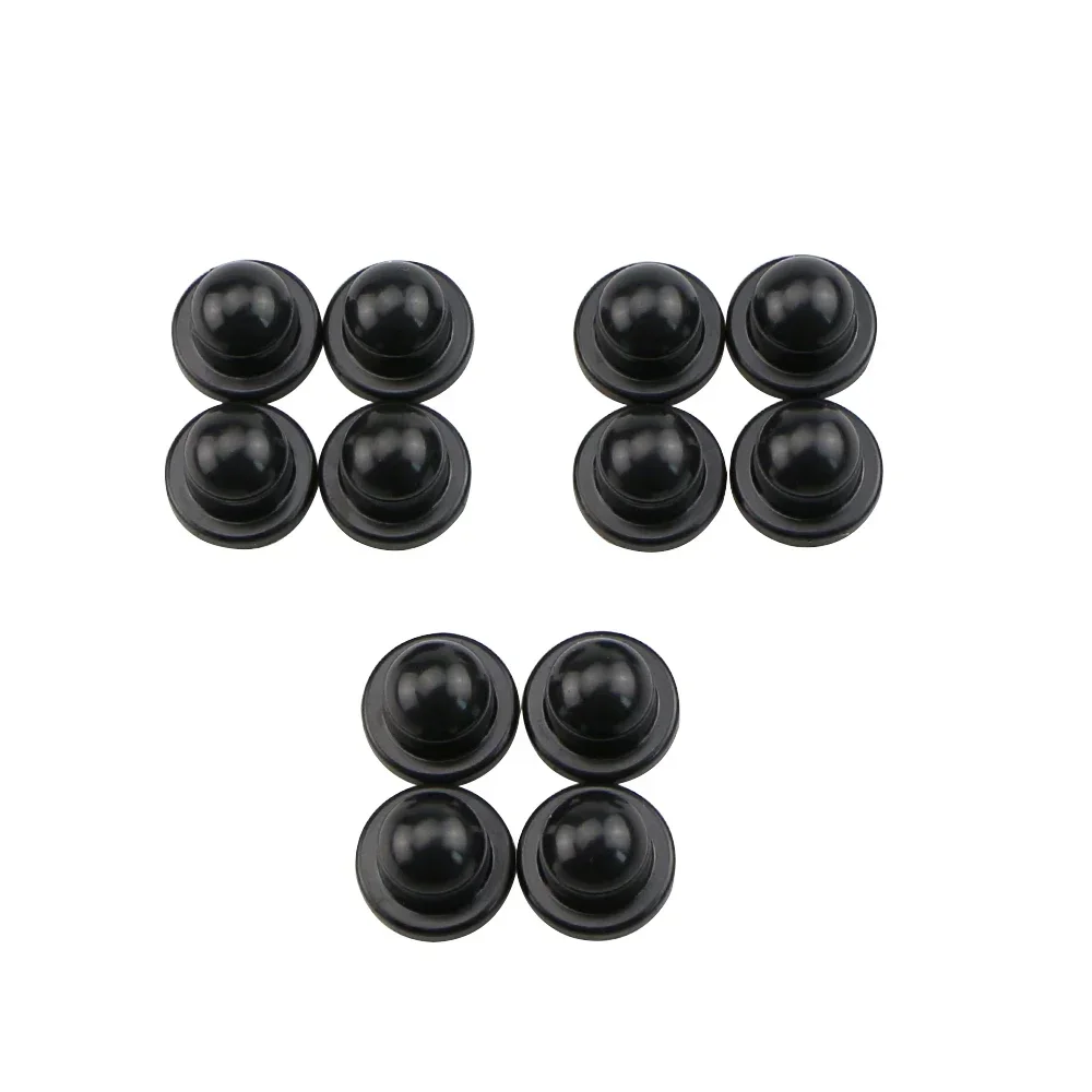 Car Door Screw Nuts Cap Universal 12Pcs Door Screw Protection Cap Cover Bolt Doors Lock Screws Nuts Protector Accessories
