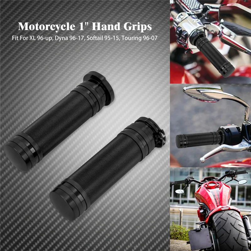 

1" 25Mm Handle Bar For Sportster 883 1200 XL VRSC Touring Dyna Softail 96-UP Motorcycle Hand Grips