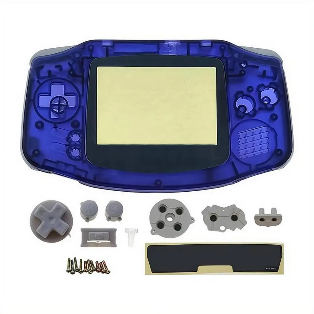 Ersatz-Komplettgehäuse-Kit DIY-Gehäuse Transparente Ersatzschale Vollständige Gehäuseabdeckung mit Tasten Maßgefertigt für Game Boy GBA – Detail 9